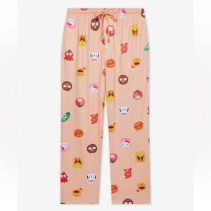 NEW Sanrio Hello Kitty & Friends Bento Snacks Allover Print Sleep Pants Size L